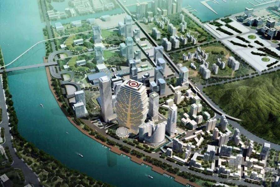 梧桐树大厦-珠海|首期5万(减)|横琴第一地标 顶级豪华|口岸地铁物业 (实景航拍)