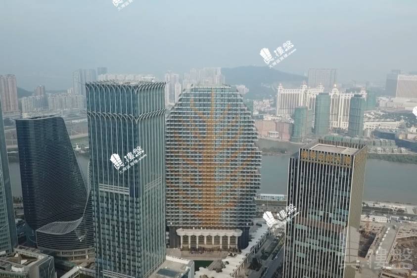 梧桐树大厦-珠海|首期5万(减)|横琴第一地标 顶级豪华|口岸地铁物业 (实景航拍)
