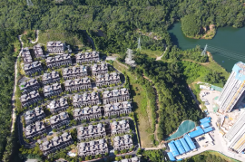 中山华发观山水别墅，买两层送两层，4.9米楼底+地下室，香港银行按揭，最新价单，中港专车免费上门接载看房