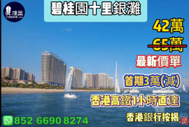 惠州碧桂園十里銀灘，首期3萬(減)，現樓發售，香港高鐵60分鐘直達，香港銀行按揭，最新價單