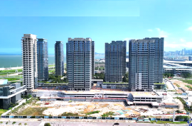 珠海世茂港珠澳口岸城，首期5萬(減)，港珠澳大橋關口上蓋物業，香港銀行按揭，最新價單，中港專車免費上門接載睇樓